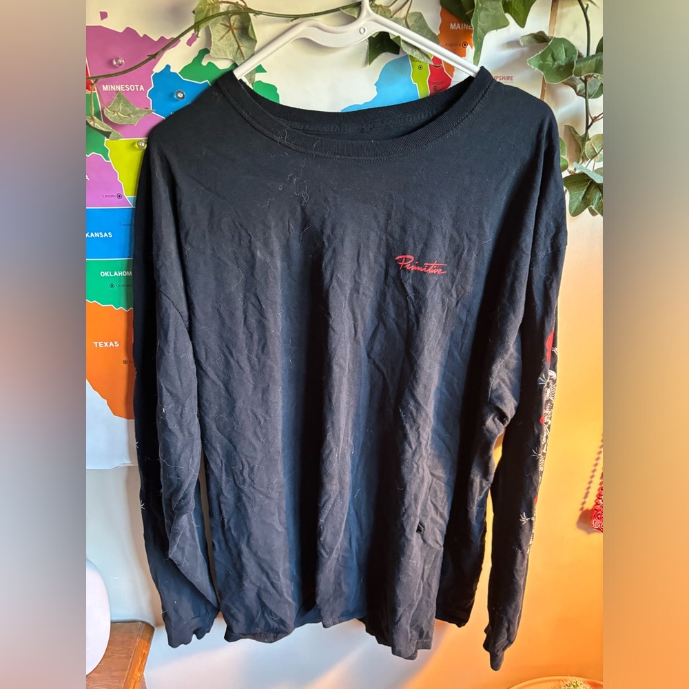 Long sleeve men’s primitive shirt